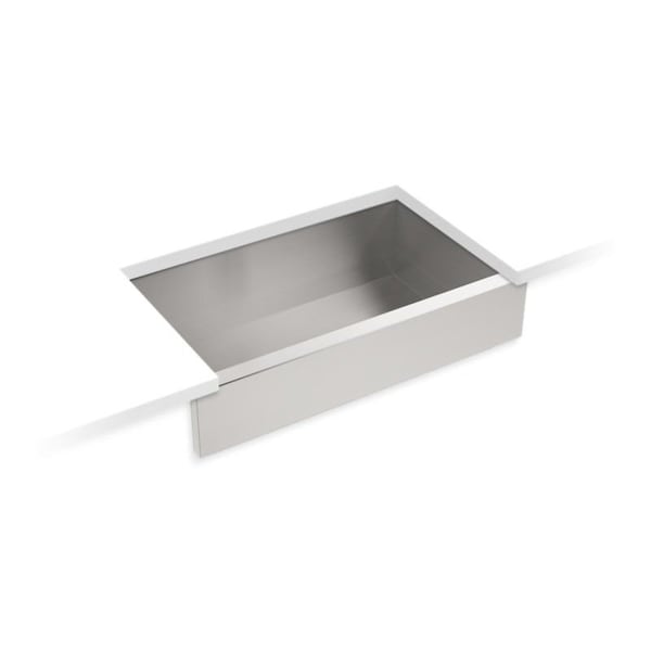 Under-Mount Single-Bowl Apron-Front Kitchen Sink, 34"19-3/4"9-1/2"